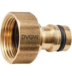 5 x Fiches robinet système denfichage GEKA plus KTW laiton filetage intérieur G 3/4 SB KARASTO