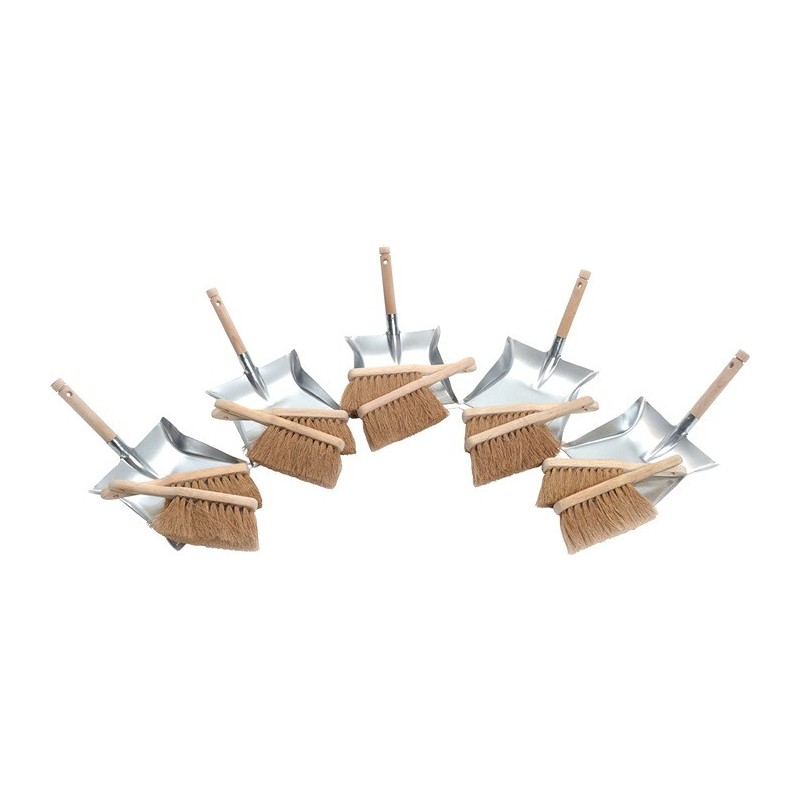 Set de pelles à poussière avec poignée en bois SOREX Set de pelles à poussière avec poignée en bois SOREX