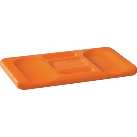 Garniture genouillère L440xl240xS30env. mm orange