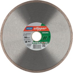 Disque à tronçonner diamant Classic Ceram D. 180 mm perçage 25,4 / 22,23 mm 1,7 mm 7 mm NORTON CLIPPER