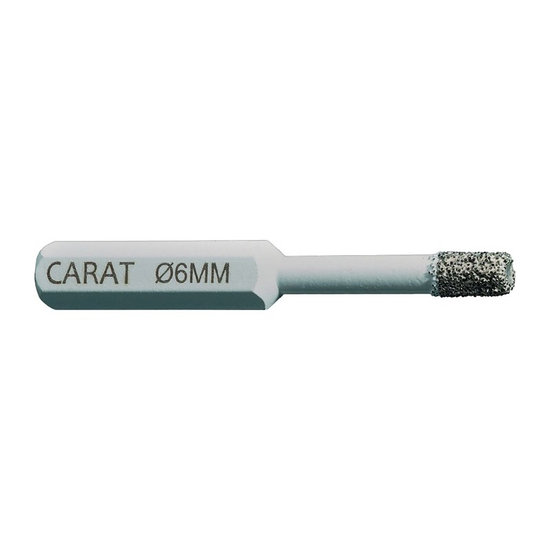 Foret pour carrelage D. 8 mm 35 mm Attachement 6 pans CARAT Foret pour carrelage D. 8 mm 35 mm Attachement 6 pans CARAT