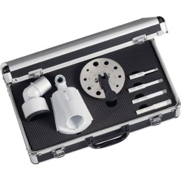 Set de forets pour carrelage D. 6, 8, 10 12 mm avec asp. poussière et aide centrage CARAT