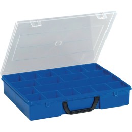 Mallette de rangement l.365xP290xH65 mm 18 comp.