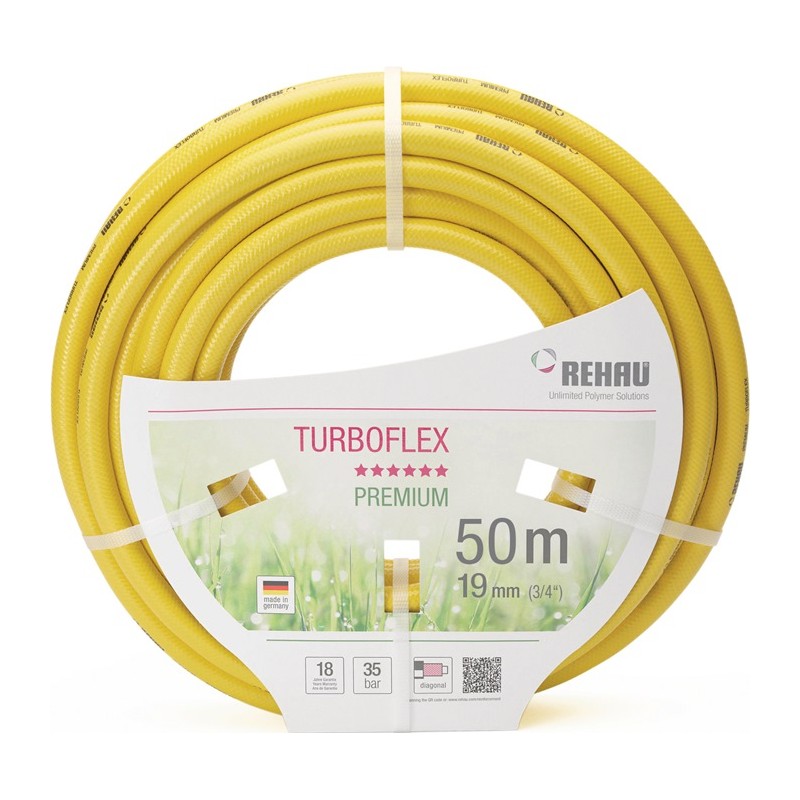 Tuyau d arrosage Turboflex longueur 50 m D. intérieur 19 mm D. ext. 25,2 mm MT REHAU Tuyau d arrosage Turboflex longueur 50 m D. intérieur 19 mm D. ext. 25,2 mm MT REHAU