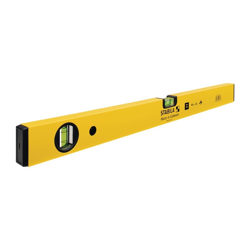 Niveau à bulles 70 30 cm aluminium jaune ± 0,5 mm/m STABILA Niveau à bulles 70 30 cm aluminium jaune ± 0,5 mm/m STABILA