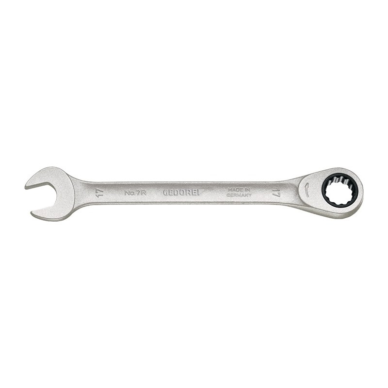 Clé mixte 7 R 36 ouv. 36 mm avec cliquet pol. L. 480 mm acier CV GEDORE Clé mixte 7 R 36 ouv. 36 mm avec cliquet pol. L. 480 mm acier CV GEDORE