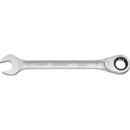 Clé mixte 7 R 36 ouv. 36 mm avec cliquet pol. L. 480 mm acier CV  GEDORE