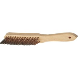 Brosse pour soudures d angle longueur 295 mm 0,35 mm acier moulé 3 rangées PROMAT