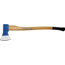 Hache forme rhénane 1400 g acier forgé frêne en sabot de bœuf acier forgé  PROMAT