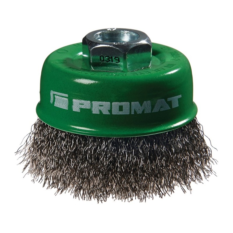 Fil ondulé · Outil brosse pour des travaux de nettoyage faciles ou moyennement difficiles, pour une utilisation sur de grandes s Fil ondulé · Outil brosse pour des travaux de nettoyage faciles ou moyennement difficiles, pour une utilisation sur de grandes s