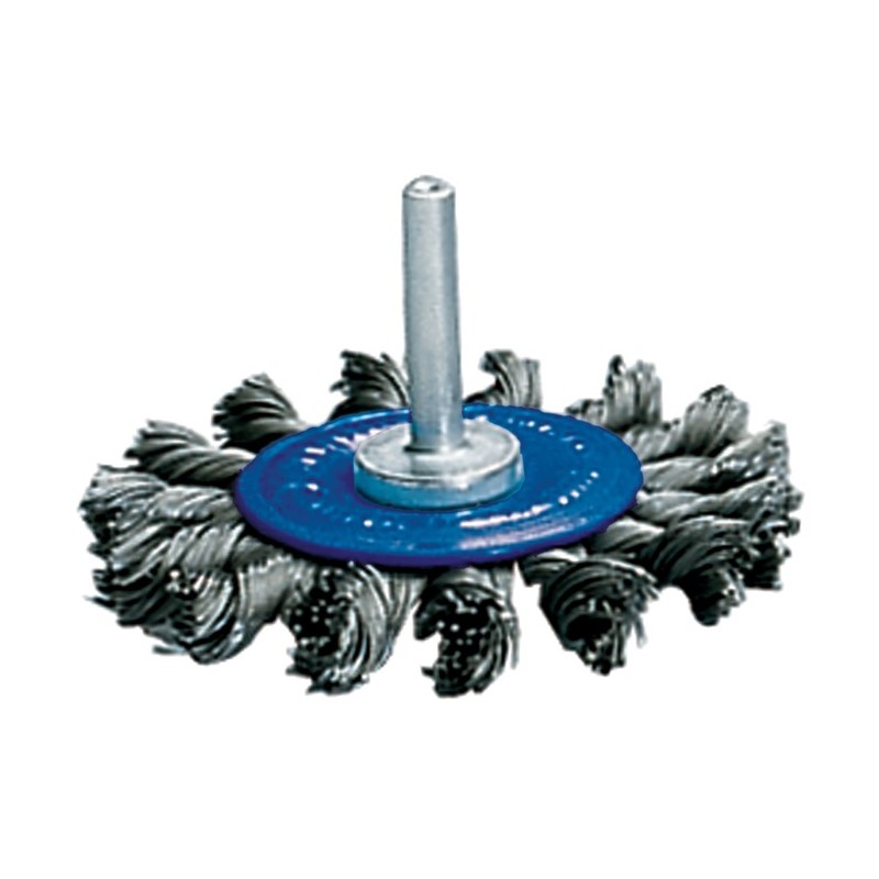 Brosse plate D. 75 mm épaisseur de fil 0,5 mm acier 12 mm 20000 min-¹ PROMAT Brosse plate D. 75 mm épaisseur de fil 0,5 mm acier 12 mm 20000 min-¹ PROMAT