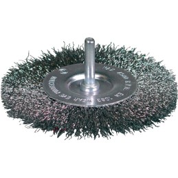 Brosse plate D. 75 mm épaisseur de fil 0,3 mm VA 10 mm 4500 min-¹ OSBORN