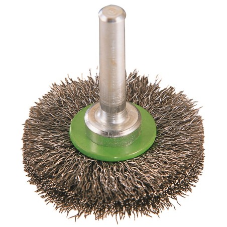 Brosse INOX Dia 70 mm épaisseur de fil 0,3 mm VA 18 mm 15000 min-¹ PROMAT