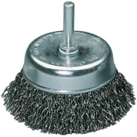 Brosse Acier Dia 75 mm Boisseau épaisseur de fil 0,3 mm acier 4500 min-¹ emballage pour libre-service OSBORN