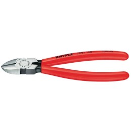 Pinces coupantes diagonales DIN ISO 5749 L. 110 mm tête polie revêtement en plastique  KNIPEX