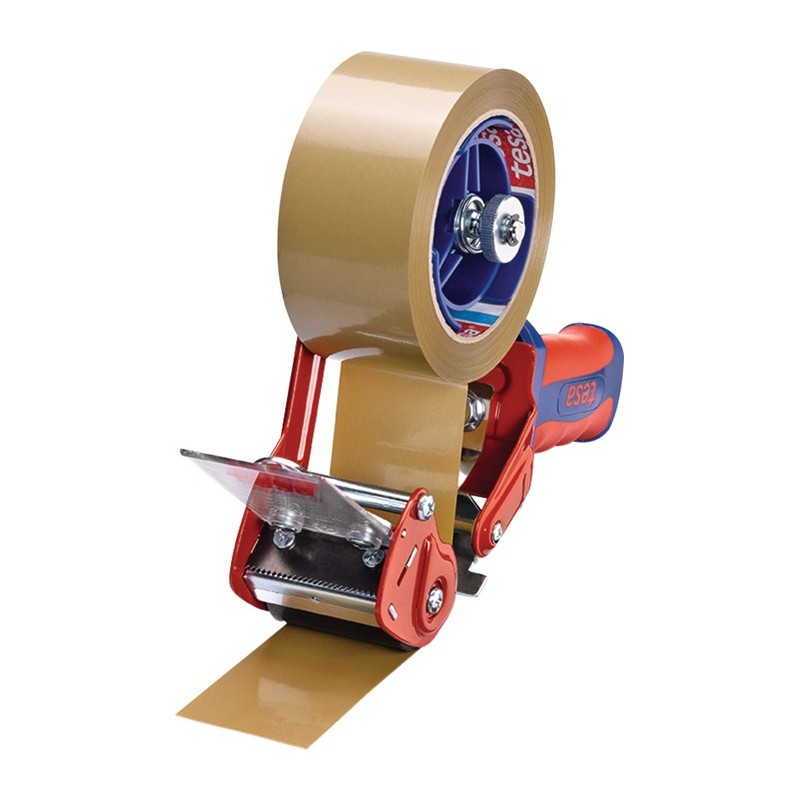 Dérouleur manuel Comfort 6400 métal rouge/bleu pour largeur de bande 50 mm TESA Dérouleur manuel Comfort 6400 métal rouge/bleu pour largeur de bande 50 mm TESA