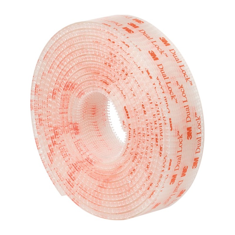 Fermeture par pression Dual Lock SJ356B translucide longueur 2,5 m largeur 25 mm blister 3M Fermeture par pression Dual Lock SJ356B translucide longueur 2,5 m largeur 25 mm blister 3M