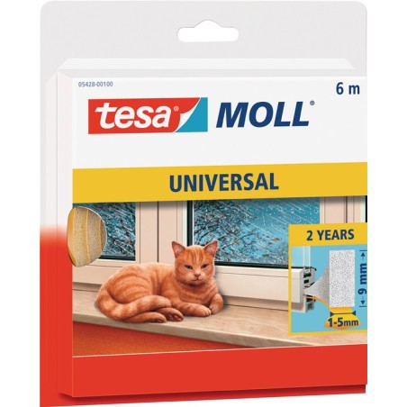 Calfeutrage portes/fenêtres tesamoll® 55604 l.15 mmxH6 mmxL6m TESA