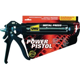 Presse à cartouche POWER PISTOL métal rotatif sur 360 degrés UHU