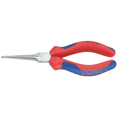 Pince à saisir p. l’électronique L.160mm plat-mince gaines multicomposants chromées   KNIPEX