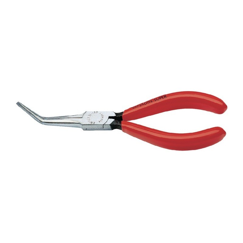 Pince à saisir p. l’électronique L.160mm becs coudés manches polies revêtues avec plastique KNIPEX Pince à saisir p. l’électronique L.160mm becs coudés manches polies revêtues avec plastique KNIPEX