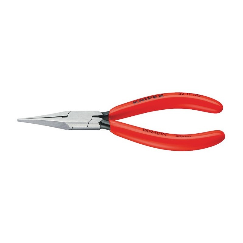 Pince d’ajustage DIN ISO 5235 L. 135 mm droite plat, mince revêtement en plastique KNIPEX Pince d’ajustage DIN ISO 5235 L. 135 mm droite plat, mince revêtement en plastique KNIPEX