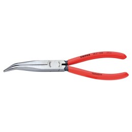 Pince de mécanicien DIN ISO 5745 L. 200 mm forme 2 40degr. coudé revêt. en plastique   KNIPEX