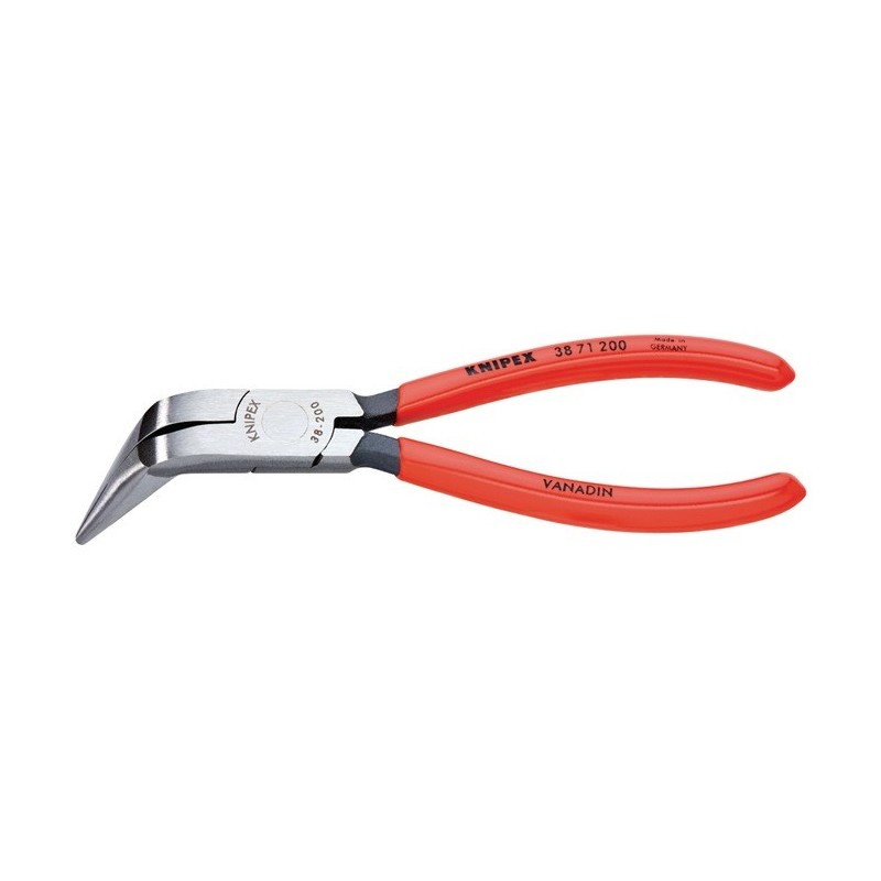 Pince de mécanicien DIN ISO 5745 L. 200 mm forme 7 70degr. coudée revêt. en plastique KNIPEX Pince de mécanicien DIN ISO 5745 L. 200 mm forme 7 70degr. coudée revêt. en plastique KNIPEX