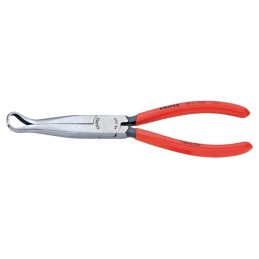Pince de mécanicien DIN ISO 5745 L. 200 mm forme 9 45degr. coudée revêt. en plastique   KNIPEX