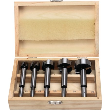 Coffret de 5 forets à façonner 973 C 5.Dia 15. 20. 25. 30. 35 mm FISCH-TOOLS