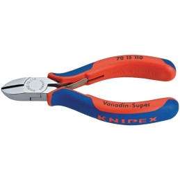 Pinces coupantes diagonales  L. 110 mm tête chromée gaines multicomposant  KNIPEX