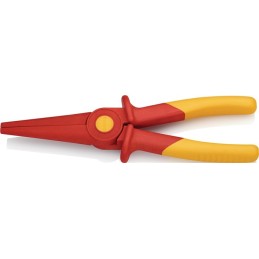 Pince à becs plats, ronds  L.220mm VDE-isolé plastique, glasfaserverstärkt   KNIPEX