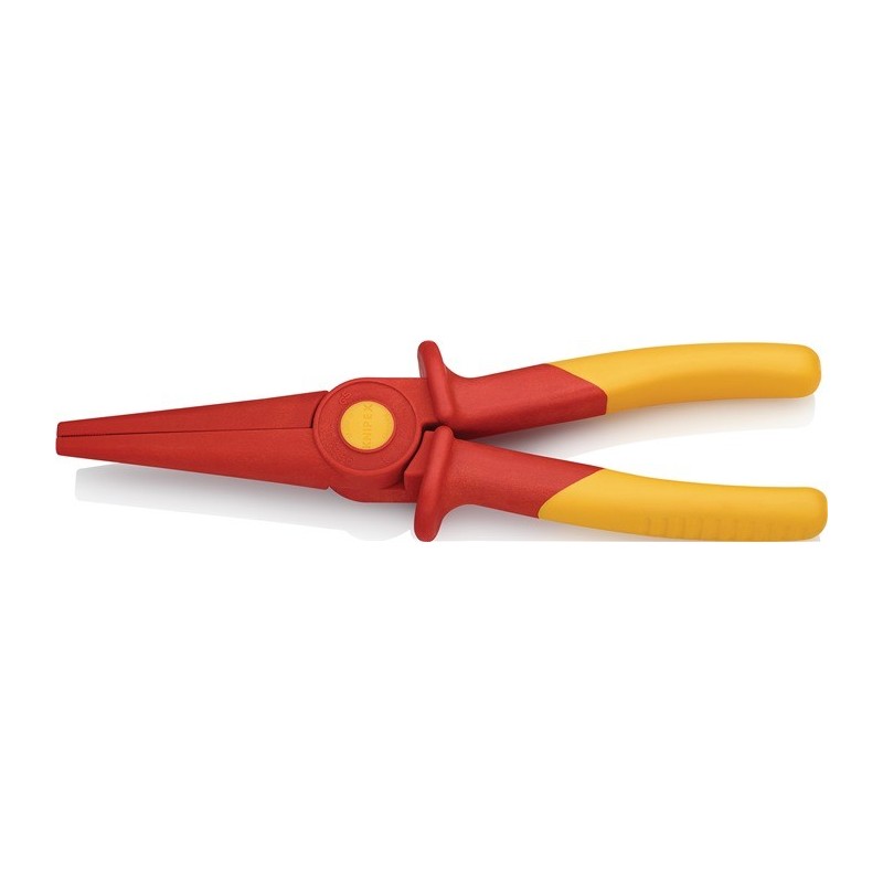 Pince à becs plats, ronds L.220mm VDE-isolé plastique, glasfaserverstärkt KNIPEX Pince à becs plats, ronds L.220mm VDE-isolé plastique, glasfaserverstärkt KNIPEX