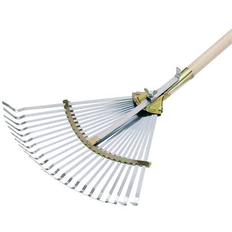 Balai à feuilles professionnel largeur de travail 320-480 mm galvanisé sans manche FLORA