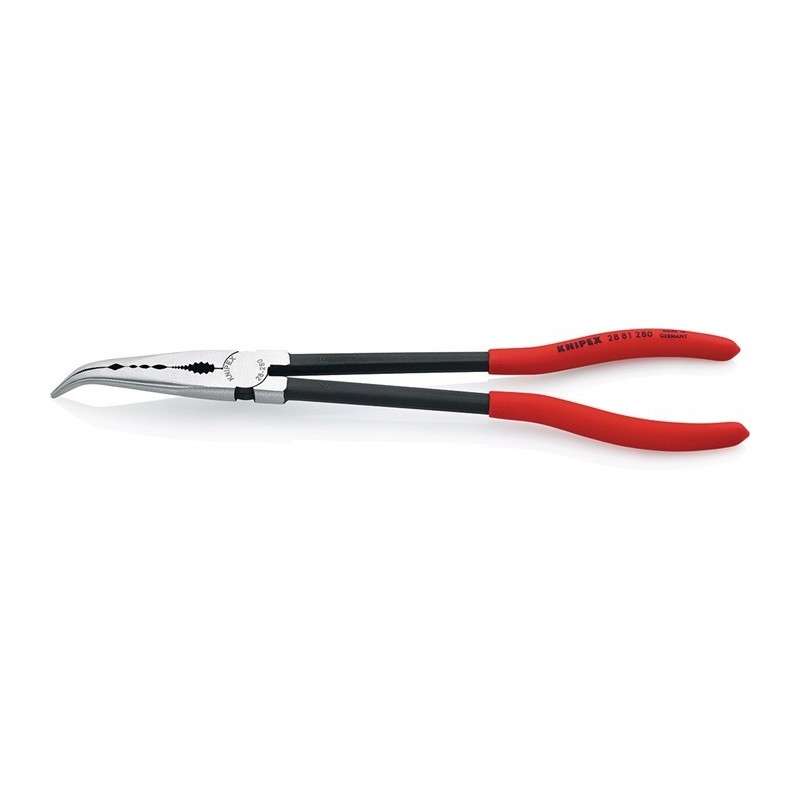 Pince de montage DIN ISO 5743 L. 280 mm poli revêt. en plastique KNIPEX Pince de montage DIN ISO 5743 L. 280 mm poli revêt. en plastique KNIPEX