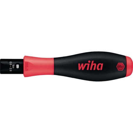 Poignée dynamométrique 0,8-5,0 Nm déclenchement automatique longueur de la poignée réglable 138 mm WIHA