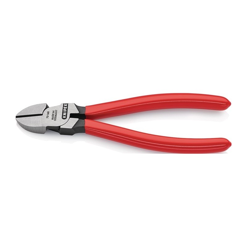 Pinces coupantes diagonales L. 125 mm tête polie revêtement en plastique KNIPEX Pinces coupantes diagonales L. 125 mm tête polie revêtement en plastique KNIPEX