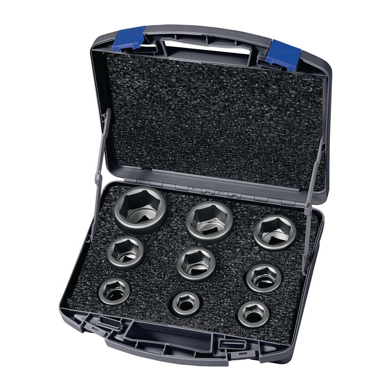 Jeu de douilles Kraft 740 KS 9 11 pièces 3/4 po. 6 pans ASW Jeu de douilles Kraft 740 KS 9 11 pièces 3/4 po. 6 pans ASW