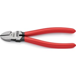 Pinces coupantes diagonales L. 160 mm tête polie revêtement en plastique  KNIPEX