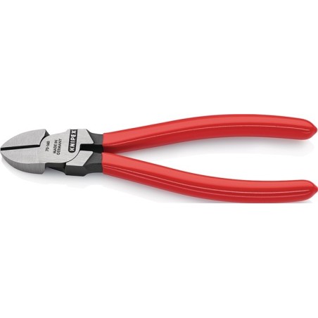 Pinces coupantes diagonales L. 160 mm tête polie revêtement en plastique  KNIPEX
