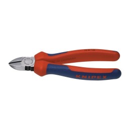 Pinces coupantes diagonales L. 140 mm tête polie gaine bicomposant max. 1,8 mm  KNIPEX