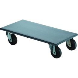 Planche à roulettes D. de la roue 100 mm 250 kg L600 mm l.300 mm caoutchouc plein avec rev. antidérapant BS ROLLEN