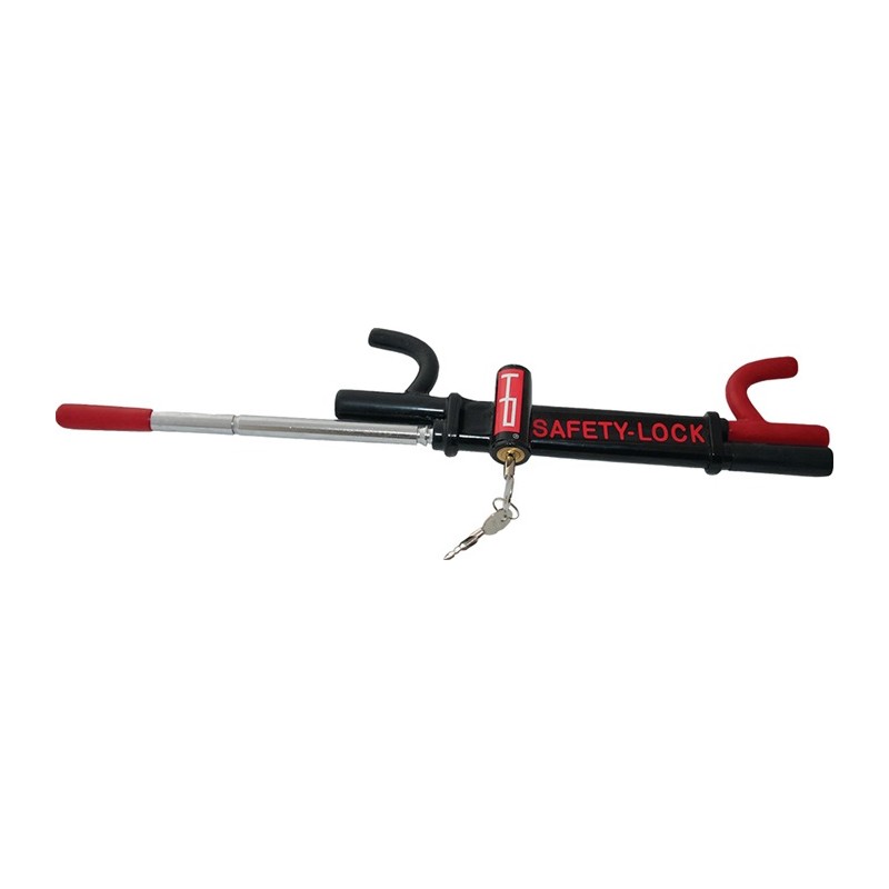 CANNE de volant acier, revêtement par poudre L400xl110xH60 mm poids 1,3 kg rouge emballage LS CANNE de volant acier, revêtement par poudre L400xl110xH60 mm poids 1,3 kg rouge emballage LS