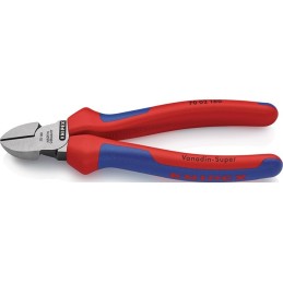 Pinces coupantes diagonales L. 125 mm tête polie gaine bicomposant max. 1,5 mm  KNIPEX