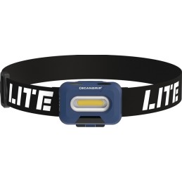 Une lampe frontale HEAD LITE LED 1,5 V pour 3 piles AAA Micro SCANGRIP LITE