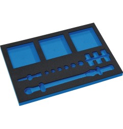 Barre de crochets PROMAT L.276,5 x P.5,2 x H.29 mm avec 6 crochets p.871051-053 avec 6 crochets 