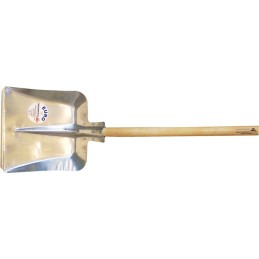Pelle à bords Halle taille 9 380 x 380 mm tôle daluminium KRUMPHOLZ
