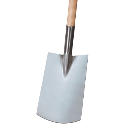 Bêche à douille tubulaire forme jardinier Dimension de lame 290 x 180 mm taille 2 avec T-manche 850 mm 1830 g IDEAL