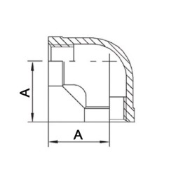 10 x Raccord de filetage de 90° filet intér. NPS3/4 po. SPRINGER