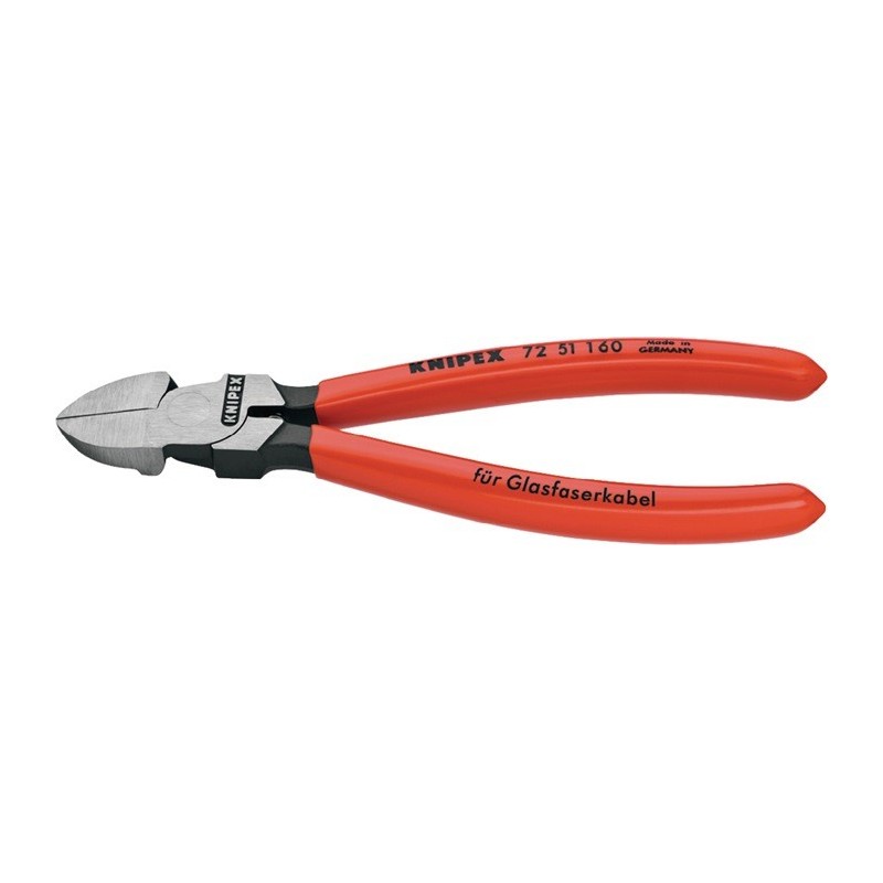 Pinces coupantes diagonales DIN/ISO5743 L.160mm droite poignées polies KNIPEX Pinces coupantes diagonales DIN/ISO5743 L.160mm droite poignées polies KNIPEX